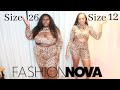 SIZE 12 VS SIZE 26 TRY ON HAUL | FASHION NOVA TRY ON HAUL 2020