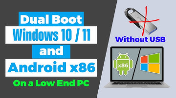 Android x86 install without USB | Dual Boot Windows and Android x86