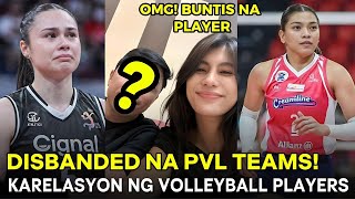 DISBANDED na PVL TEAMS, KARELASYON ng VOLLEYBALL PLAYERS! 