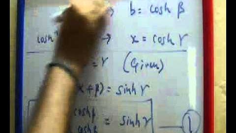 Inverse Hyperbolic Functions solved problem 2