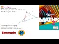 Exercice complet sur les vecteurs ex 99 p 156 du ssamath en seconde maths livre magnard