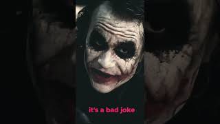 Joker's philosophy - quotes from Dark Knight