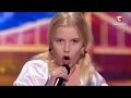 From tv programme  ukraines got talent   very good yodelling by a young girl contestent