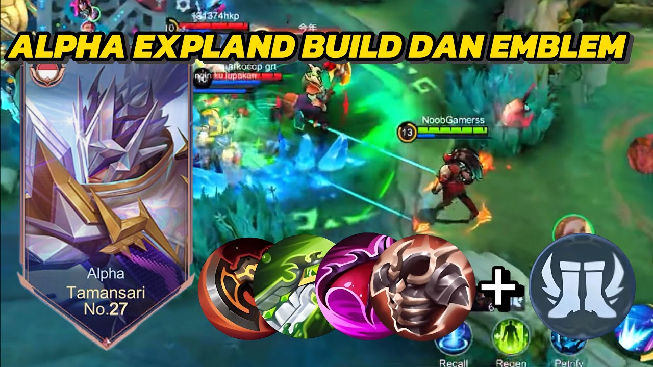 GAME PLAY ALPHA EXP LAND #mobilelegends #mlbb - YouTube