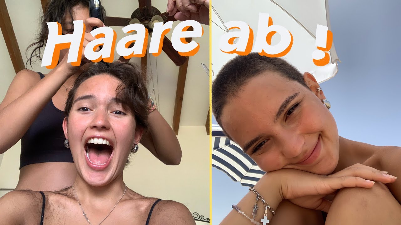ich rasiere meine ganzen Haare ab!!! / Buzzing my hair off (mit Hilfe einer Küchenschere) !