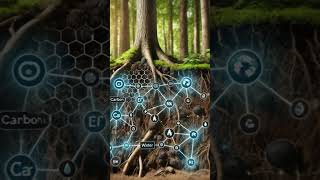 The Secret Beneath Your Feet: The Internet of Fungi!🍄‍🟫 #shorts #viral #education #facts  #naturel