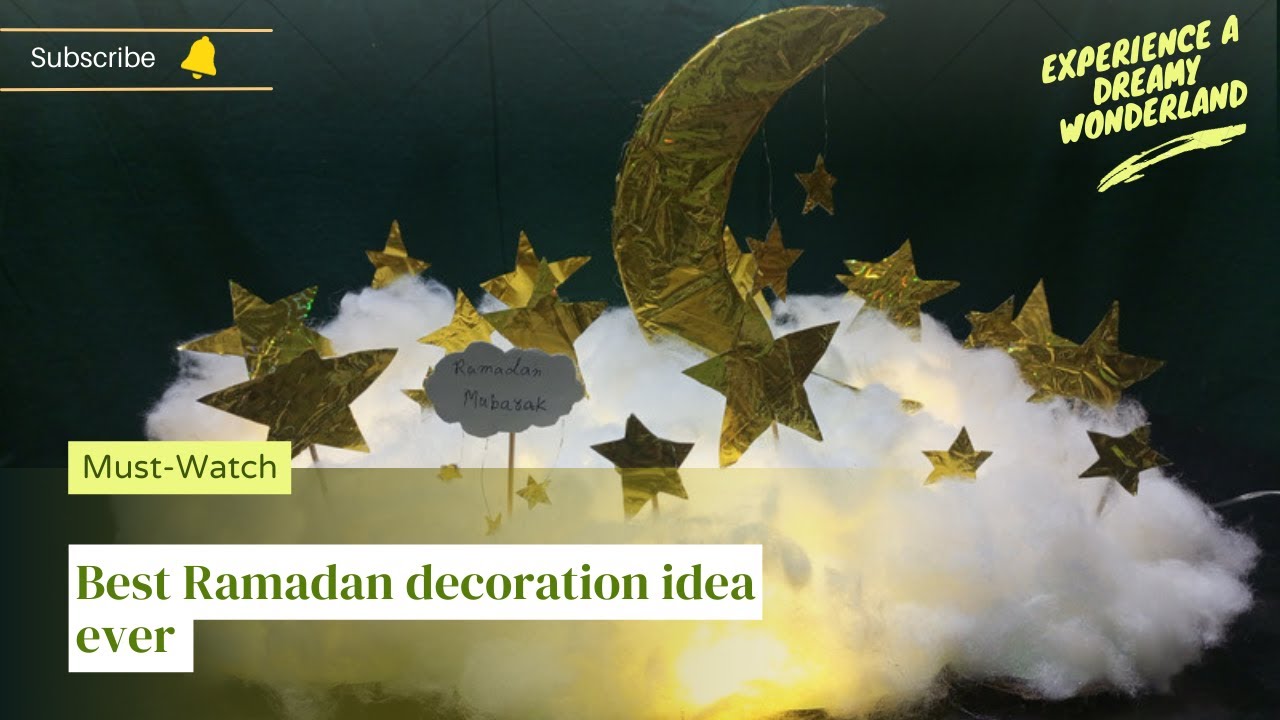 Ramadan Craft ideas | Ramadan Decor Piece | Paper Art Directory 