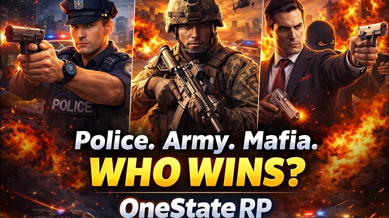 Police. Army. Mafia. Who Wins? 🔥🎮OneState RP