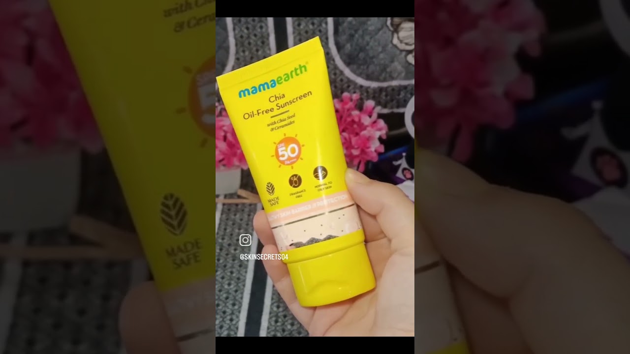 MAMAEARTH CHIA OIL-FREE SUNSCREEN 🧴