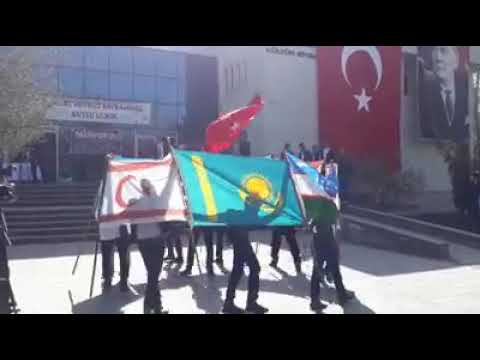 Türkiye Afganistan Özbekistan bayrağı