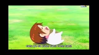 Italy With Hugging Pet Pookie The Small Cat - Hetalia Axis Powers (Japanese) Dub Scenes (HQ)