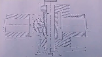 @universal coupling assembly drawing for @mechanical engineering students