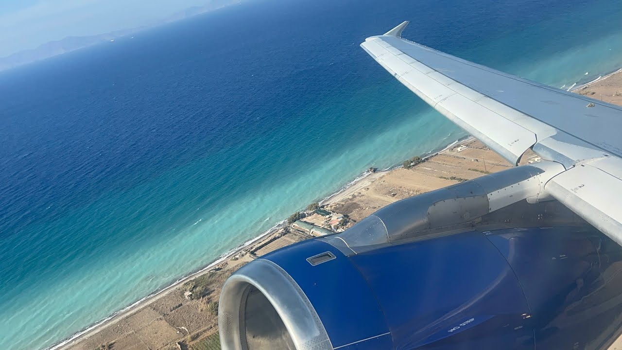 British Airways Euroflyer FULL FLIGHT | Airbus A320 | Rhodes (RHO) to London Gatwick (LGW) | BA2757