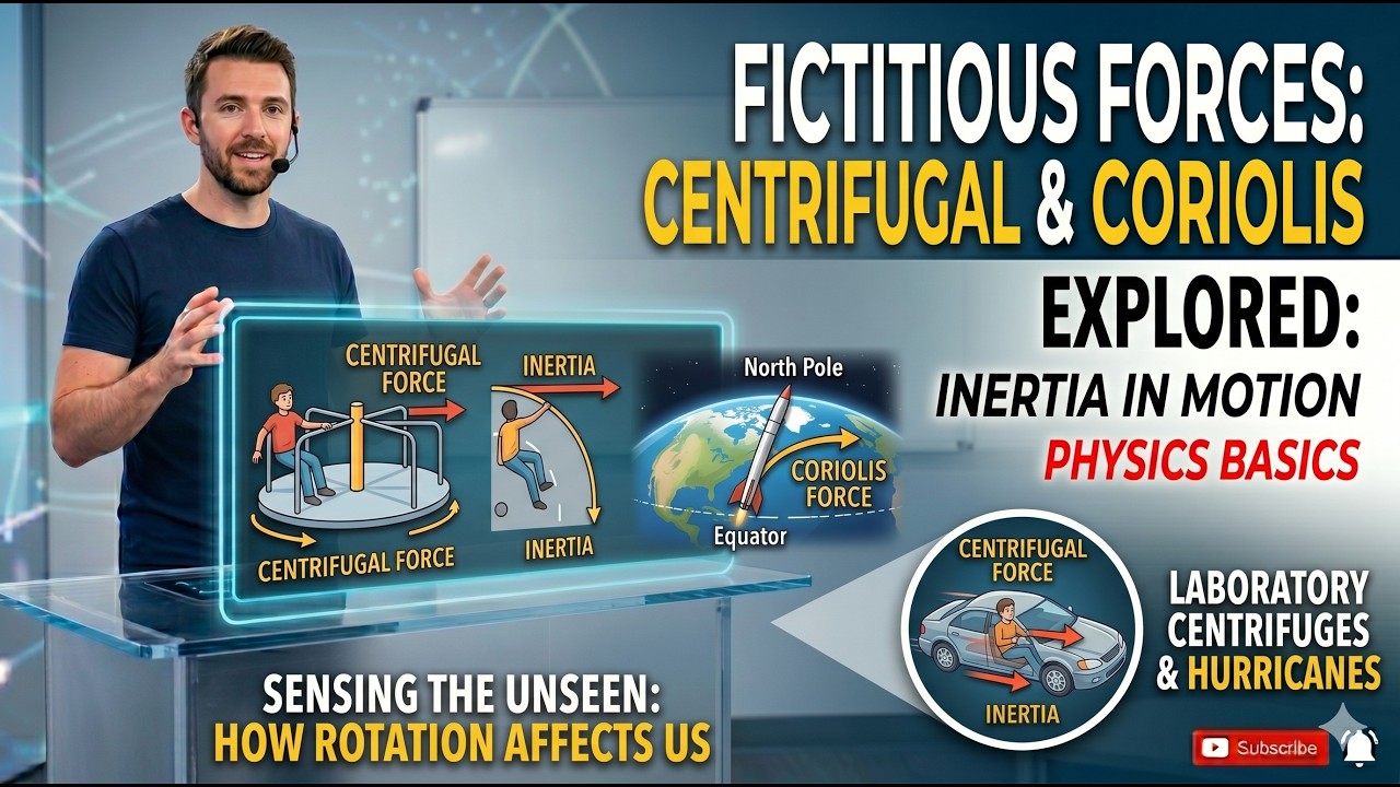 Fictitious Forces, Centrifugal & Coriolis Force - YouTube