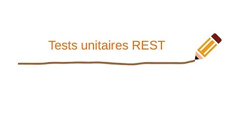 Test ch5  - tests unitaires services rest