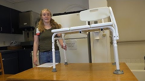 Assembly of your Tub Transfer Bench