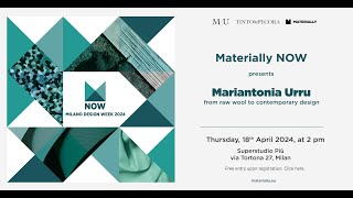 Materially NOW | Mariantonia Urru