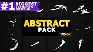 Flash FX Abstract Shapes Free AI-Ready - 2D Swirl Animations (Ae)