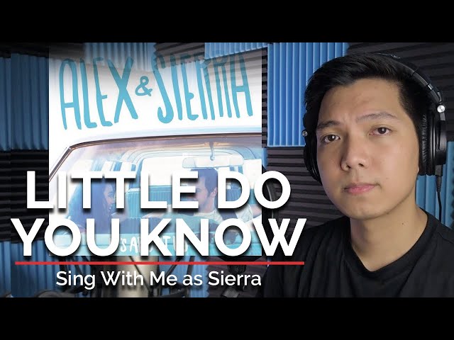 Little Do You Know (Male Part Only - Karaoke) - Alex & Sierra class=