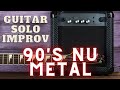 90&#39;s Nu Metal E Minor 120 bpm Guitar Backing Track