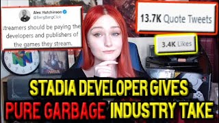 The WORST Gaming Take In Years | Google Stadia Developer Wants Streamers TAXED For Playing Games