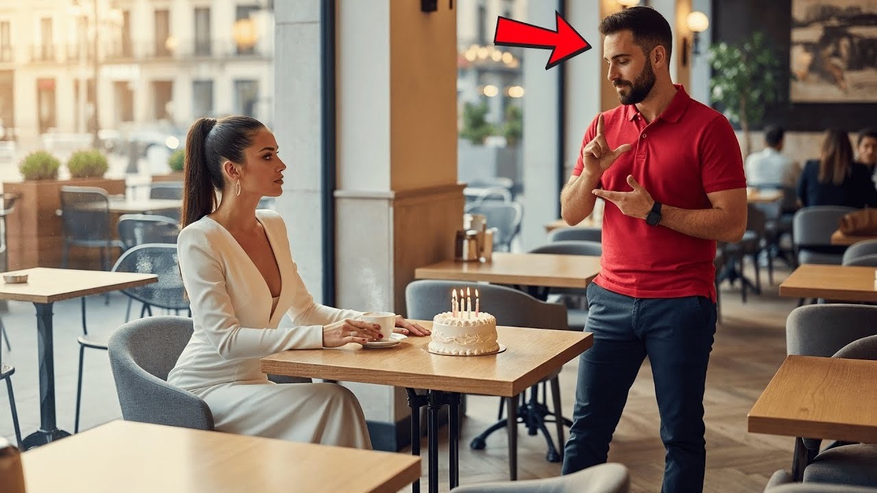 Hija Sorda De Millonario Pasó Su Cumpleaños Sola — Hasta Que Un Papá Single Ajeno Le Habló En Seña