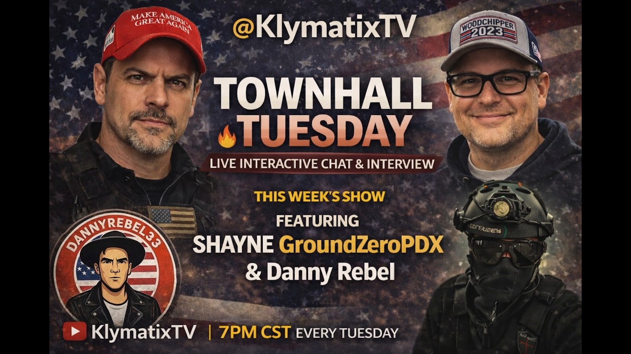 LIVE - ITS A TOWNHALL TUESDAY! - GROUNDZEROPDX AND DANNY REBEL - LIVE INTERACTIVE PANEL DISCUSSION!