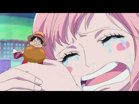 Shirahoshi grabs Luffy (Part 2) (from One Piece) [Giantess]