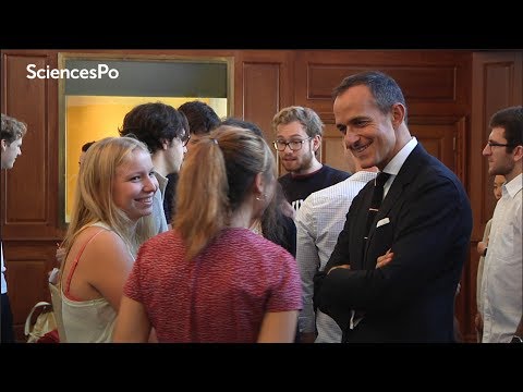 Avec les étudiants en double diplôme Sciences Po-Columbia