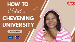 Información How to select a University for Chevening scholarship Noticias