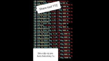 🔰Share Tool Tương Tác Chéo Vip auto Sub Ttc-Tđs 🔰| Mạnh TOOLFREE