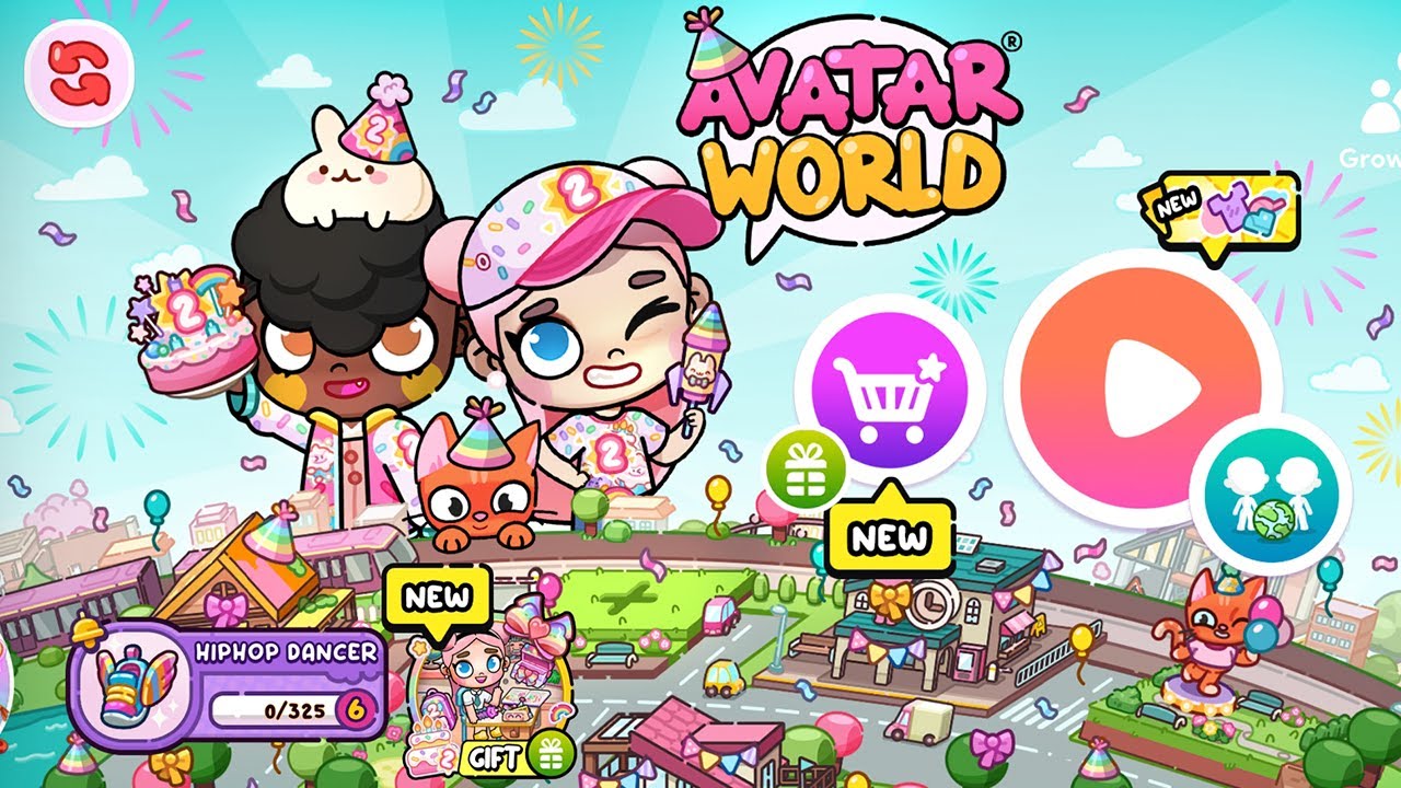 🥳 HAPPY BIRTHDAY FREE AVATAR WORLD ! - YouTube