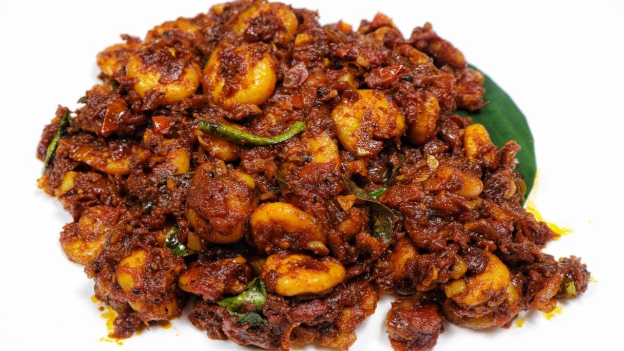 നല്ല നാടൻ മസാലയിൽ ചെമ്മീൻ വരട്ടിയത് 😋/Konju / Chemmeen Roast /Prawns Roast