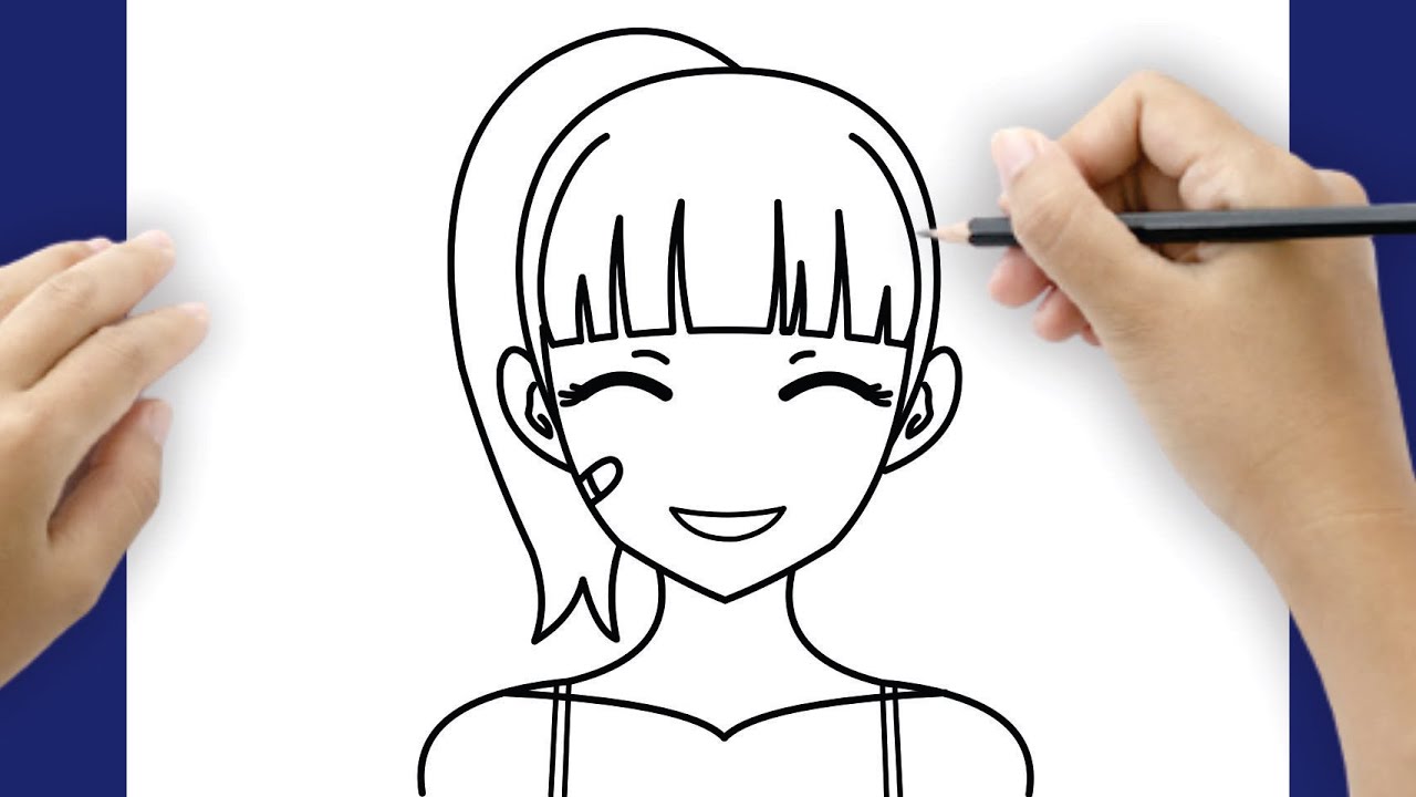 Lär dig hur man ritar en anime tjej: Steg-för-steg-guide för nybörjare ...