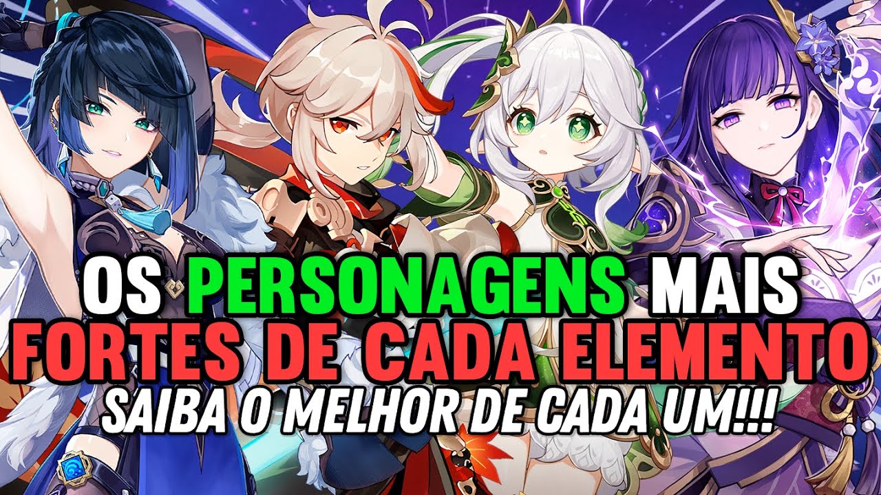 Genshin Impact: Os 9 melhores personagens do jogo