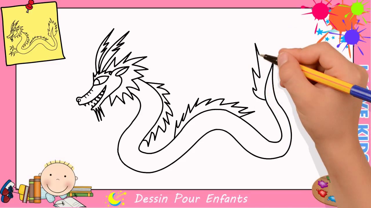 Comment Dessiner Un Dragon Facilement Mettre A Jour Pour Enfants 1 Youtube