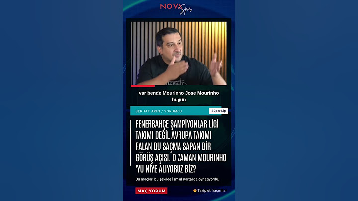 💬 Serhat Akın, Fenerbahçe’nin Şampiyonlar Ligi yerine Avrupa’ya odaklanalım yaklaşımına sert çıktı!
