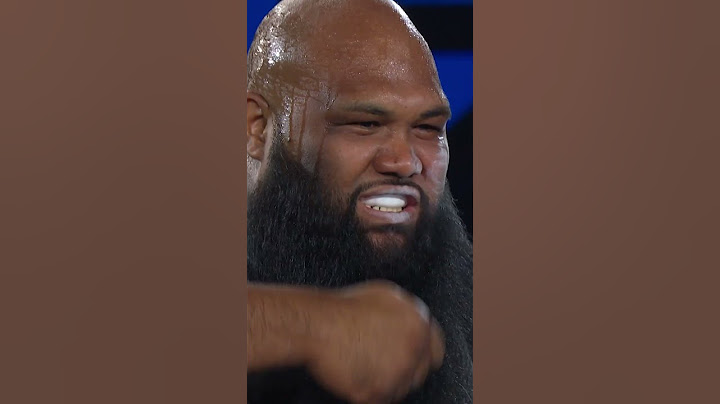 Iron Chin ✅ Da Crazy Hawaiian ATE in his first title defense