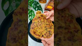 5 Minutes Lunch Box Recipe Idea | Onion Paratha Recipe shorts