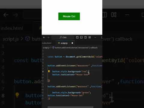 JavaScript MouseOver And