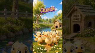 Learn Duck Sound 🦆 | Quack Quack Fun! | Kids Shorts | Animals Safari Sound #nurseryrhymes