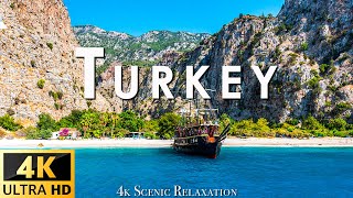 TURKEY  4K Scenic Relaxation  Peaceful Relaxing Music With Nature 4K (60fps) Video Ultra HD