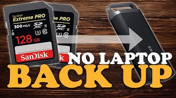 How to Easily Backup SD Cards While Traveling without a Laptop