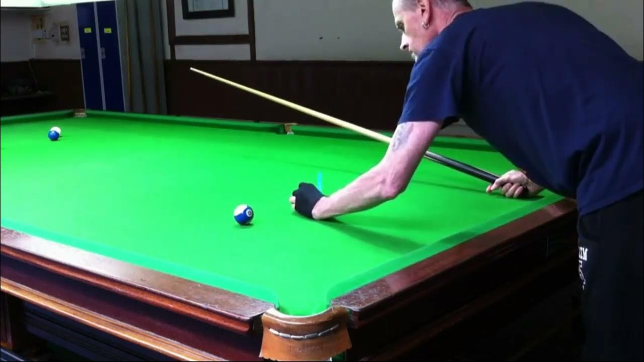 Effects of side on a snooker table with and against the nap YouTube