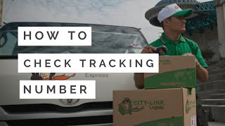 Tracking number link checking city Citylink Express