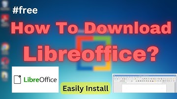How to Download & Install LibreOffice in Windows 7? Computer/Laptop