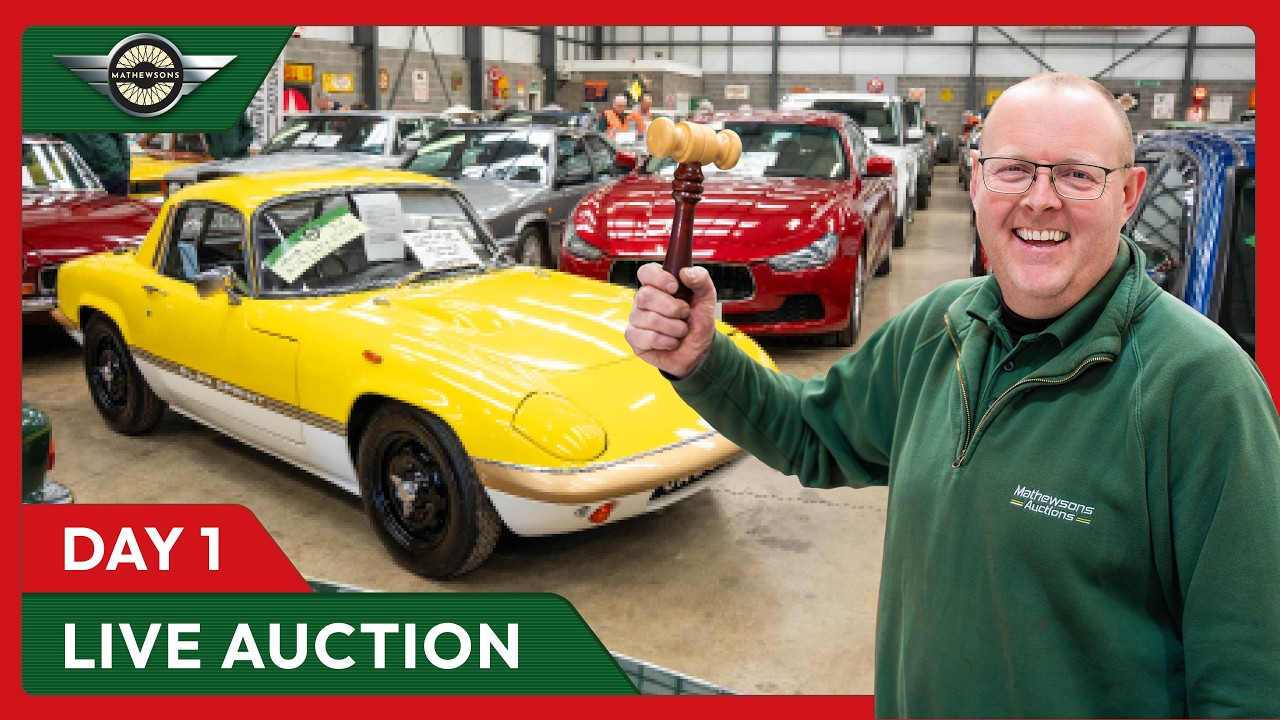 LIVE CLASSIC AUCTION DAY ONE - Mathewsons Classic Cars