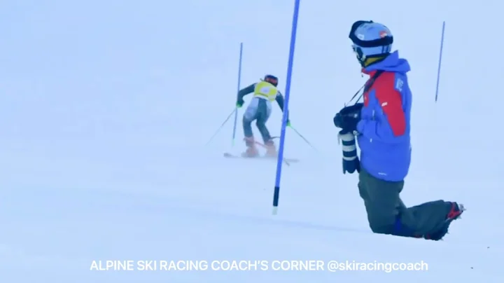 Lara Colturi of Albania skiing womens slalom FIS i...