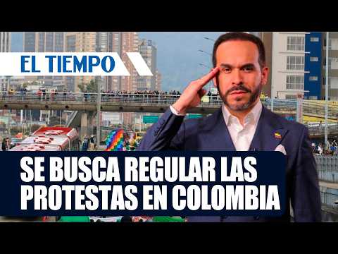 President publishes draft decree to regulate protests | EL TIEMPO