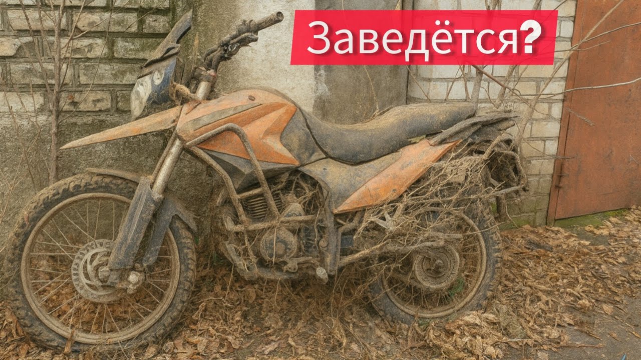 Оживление мотоцикла после долгого простоя в гараже 